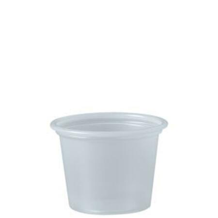 DART P100N CPC 1 oz Plastic Portions Containers Souffle Cup, Translucent, 2500PK P100N  CPC